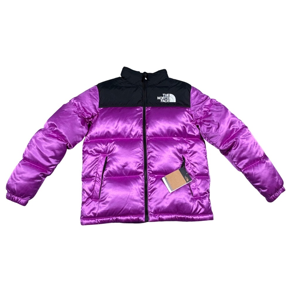 The North Face 1996 Retro Nuptse Jacket Youth XL Purple Metallic Puffer NF0A5IYC
